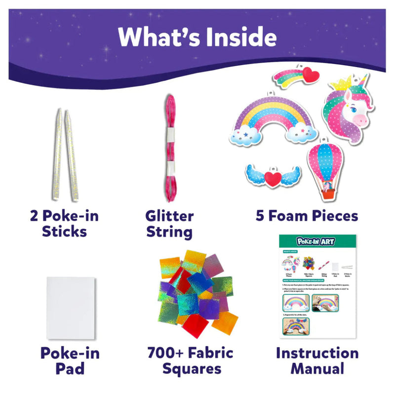 Skillmatics Poke-in Art: Magical Unicorn Dream Decor | No Mess Art for Kids (ages 4-9)