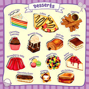 Skillmatics Pretend Play Playset - 100 Most Real Play Foods