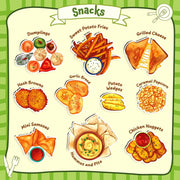 Skillmatics Pretend Play Playset - 100 Most Real Play Foods