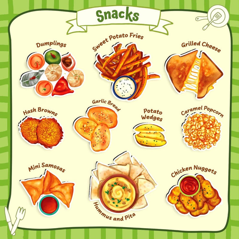 Skillmatics Pretend Play Playset - 100 Most Real Play Foods