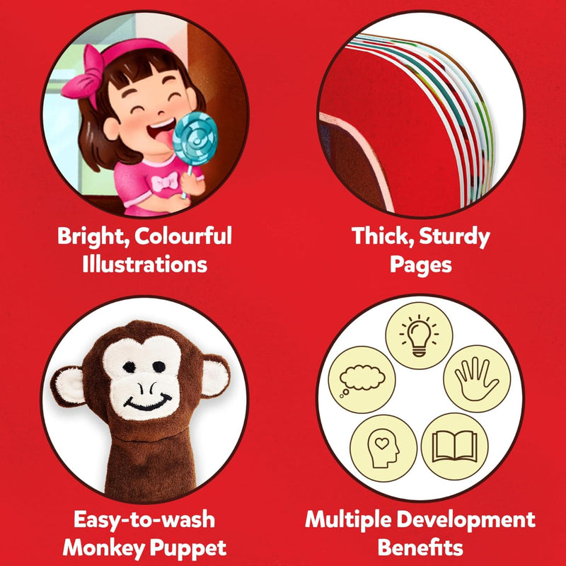 Skillmatics Puppet Book: The Wheels on the Bus | Interactive Finger Puppets