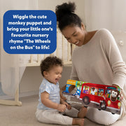 Skillmatics Puppet Book: The Wheels on the Bus | Interactive Finger Puppets