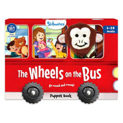 Skillmatics Puppet Book: The Wheels on the Bus | Interactive Finger Puppets
