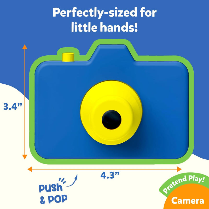 Skillmatics Push & Pop Camera | Sensory & Fidget Toy (Ages 9-24 months)