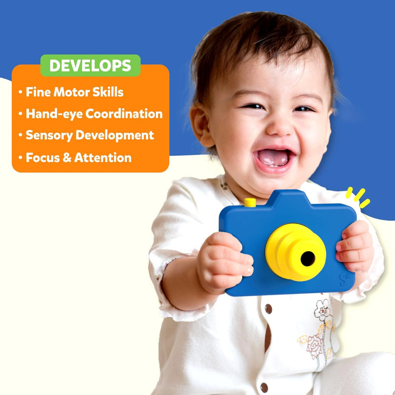 Skillmatics Push & Pop Camera | Sensory & Fidget Toy (Ages 9-24 months)