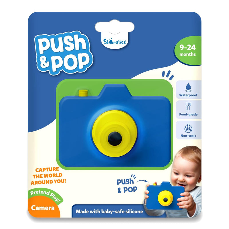 Skillmatics Push & Pop Camera | Sensory & Fidget Toy (Ages 9-24 months)