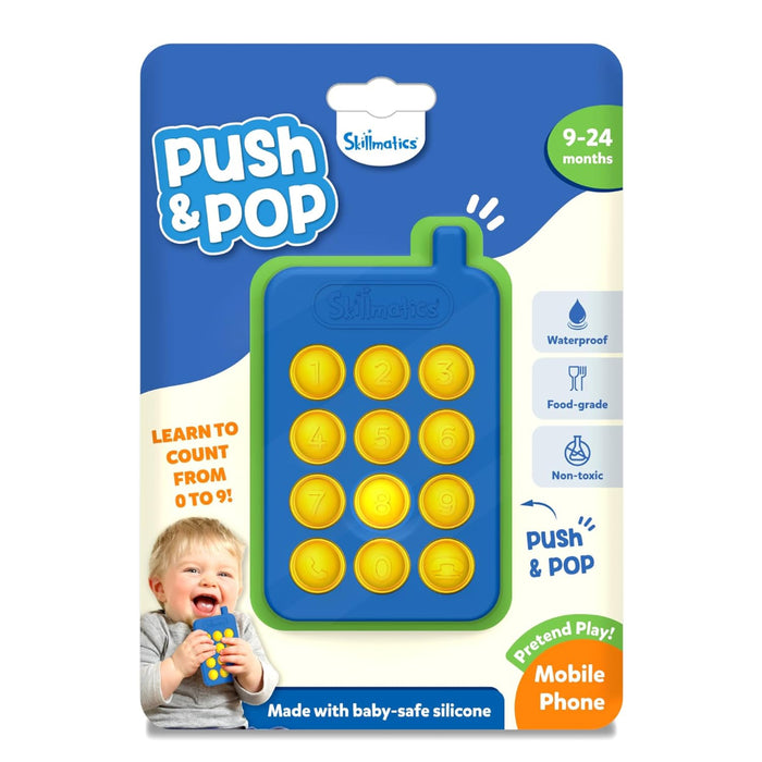Skillmatics Push & Pop Mobile Phone for Kids-Novelty Toys-Skillmatics-Toycra