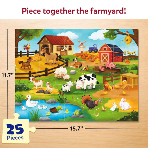 Skillmatics Puzzle & Learn - All About Farm Animals