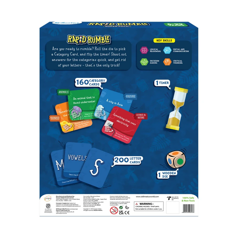 Skillmatics Rapid Rumble Superpack
