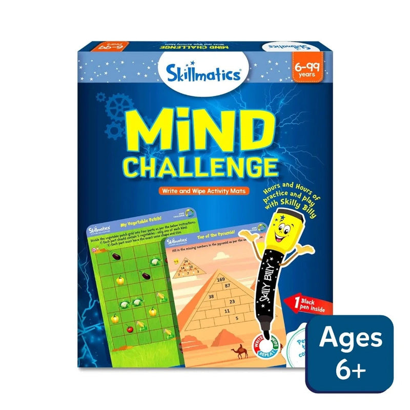 Skillmatics Reusable Activity Mats with Marker Pen