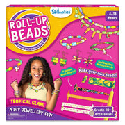 Skillmatics Roll-Up Beads Tropical Glam DIY Activity Set