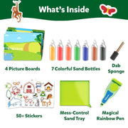 Skillmatics Sand-Tastic Art Amazing Animals | Controlled-Mess Sand Art (ages 4-10)