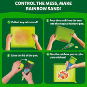 Skillmatics Sand-Tastic Art Amazing Animals | Controlled-Mess Sand Art (ages 4-10)