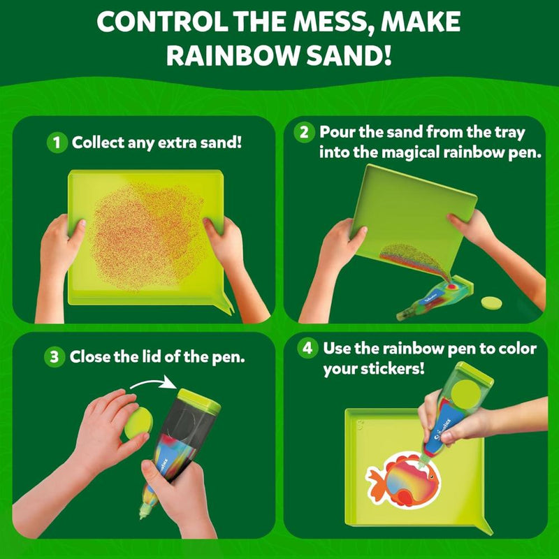 Skillmatics Sand-Tastic Art Amazing Animals | Controlled-Mess Sand Art (ages 4-10)