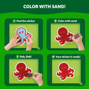 Skillmatics Sand-Tastic Art Amazing Animals | Controlled-Mess Sand Art (ages 4-10)