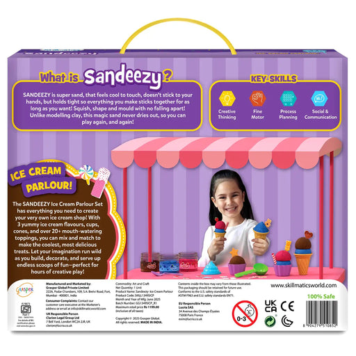 Skillmatics Sandeezy - Ice Cream Parlour Pretend Play Set-Pretend Play-Skillmatics-Toycra