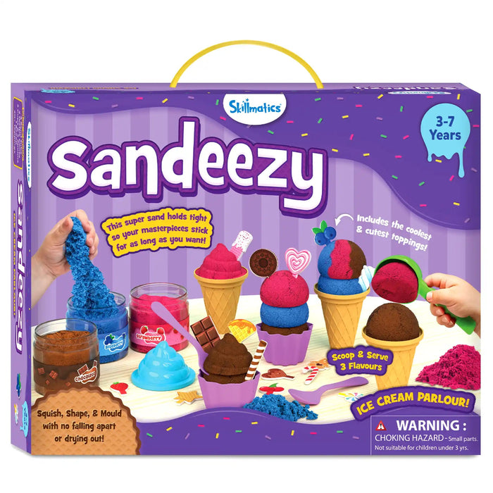 Skillmatics Sandeezy - Ice Cream Parlour Pretend Play Set-Pretend Play-Skillmatics-Toycra