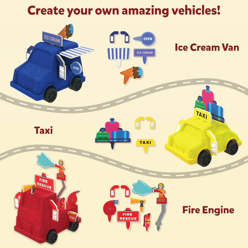 Skillmatics Sandeezy Pretend Play Cars