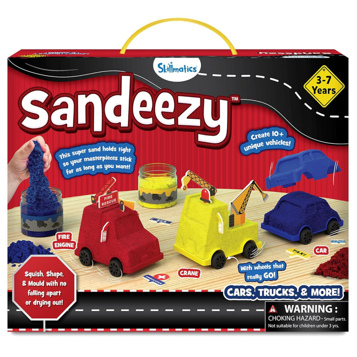Skillmatics Sandeezy Pretend Play Cars-Kids Games-Skillmatics-Toycra