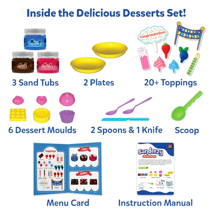 Skillmatics Sandeezy Pretend Play Desserts Set-Pretend Play-Skillmatics-Toycra