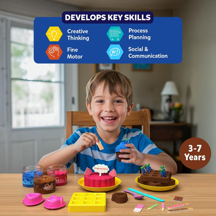 Skillmatics Sandeezy Pretend Play Desserts Set-Pretend Play-Skillmatics-Toycra