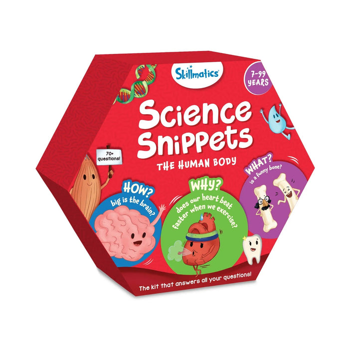 Skillmatics Science Snippets - The Human Body-Family Games-Skillmatics-Toycra