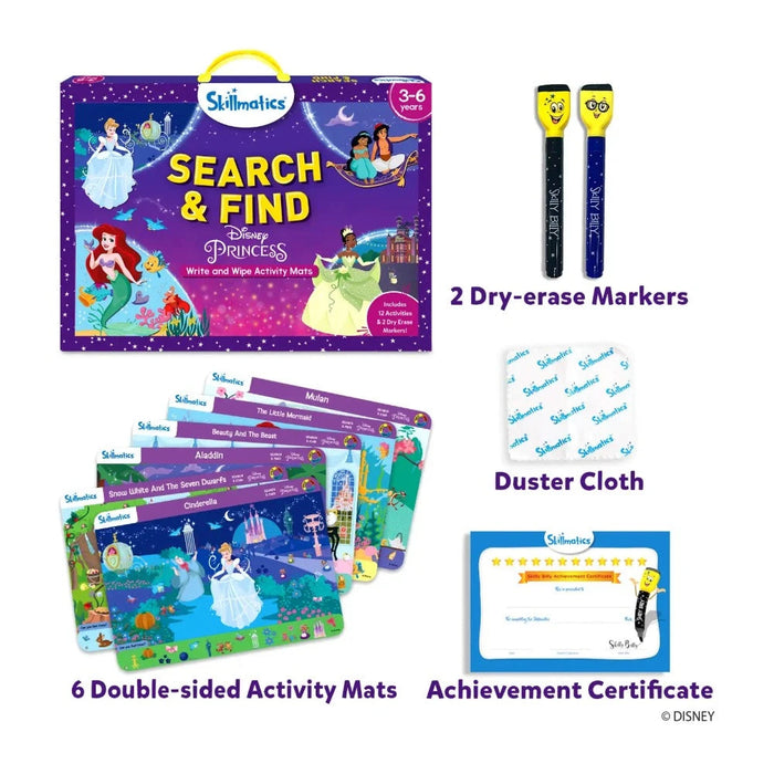 Skillmatics Search & Find - Disney Princesses-Kids Games-Skillmatics-Toycra