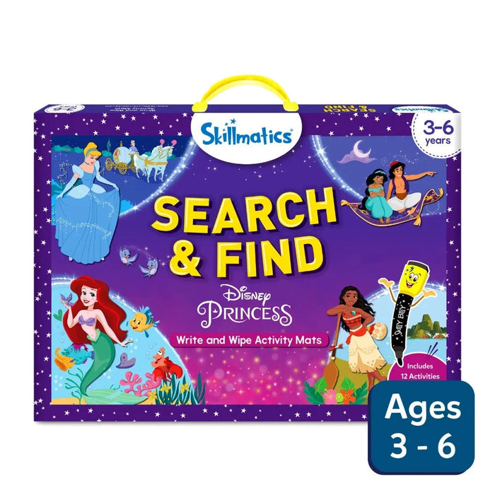 Skillmatics Search & Find - Disney Princesses-Kids Games-Skillmatics-Toycra