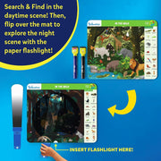 Skillmatics Search & Find Flashlight Magic | Reusable Activity Mats (ages 3-6)