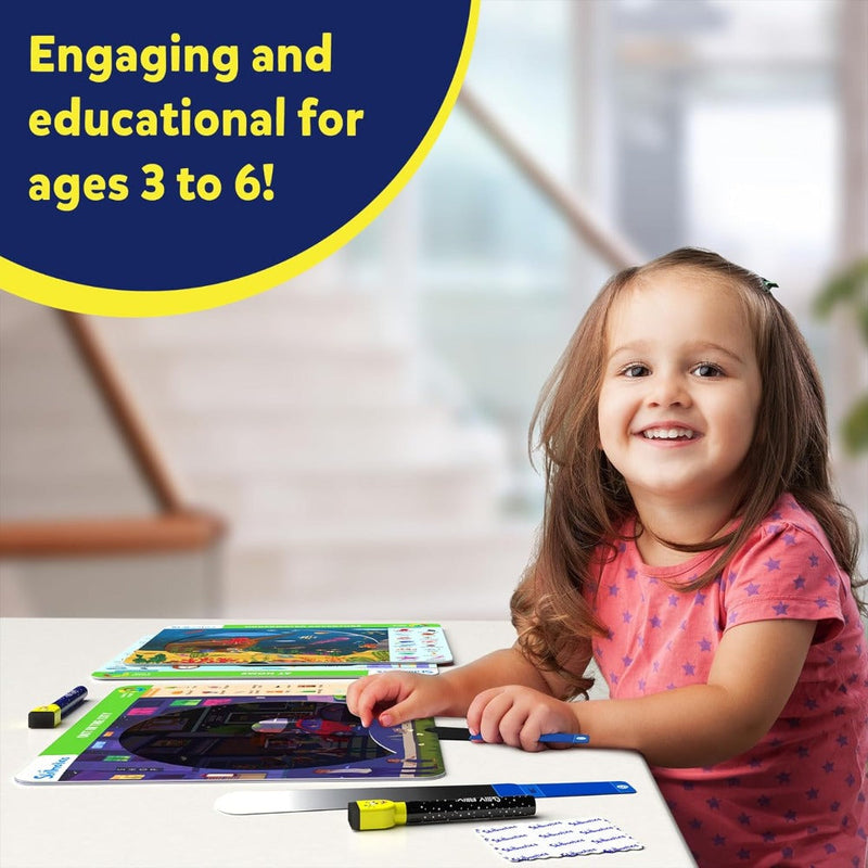 Skillmatics Search & Find Flashlight Magic | Reusable Activity Mats (ages 3-6)