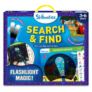 Skillmatics Search & Find Flashlight Magic | Reusable Activity Mats (ages 3-6)