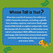 Skillmatics Sensory Cloth Book – Who Tail Is That 10 Animal Tails-Kids Games-Skillmatics-Toycra