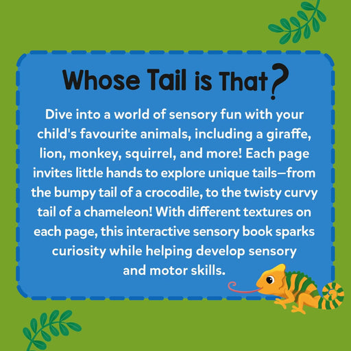 Skillmatics Sensory Cloth Book – Who Tail Is That 10 Animal Tails-Kids Games-Skillmatics-Toycra