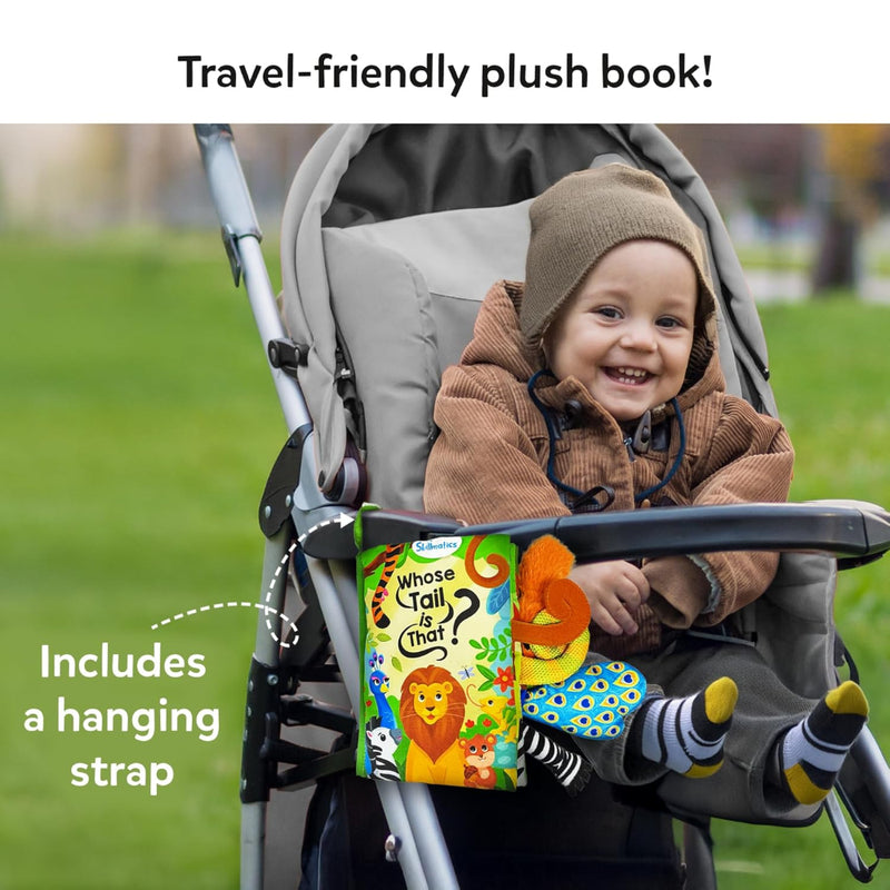 Skillmatics Sensory Cloth Book – Who Tail Is That 10 Animal Tails-Kids Games-Skillmatics-Toycra