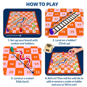 Skillmatics Snakes & Ladders