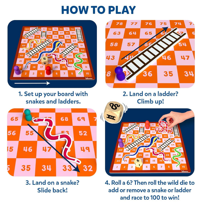 Skillmatics Snakes & Ladders