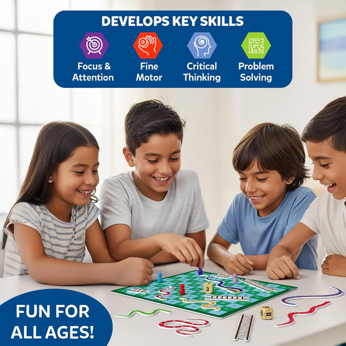 Skillmatics Snakes & Ladders-Board Games-Skillmatics-Toycra
