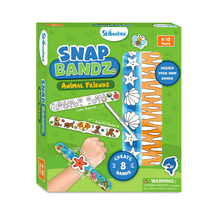 Skillmatics Snap Bandz - Art & Craft Activity Kit-Arts & Crafts-Skillmatics-Toycra