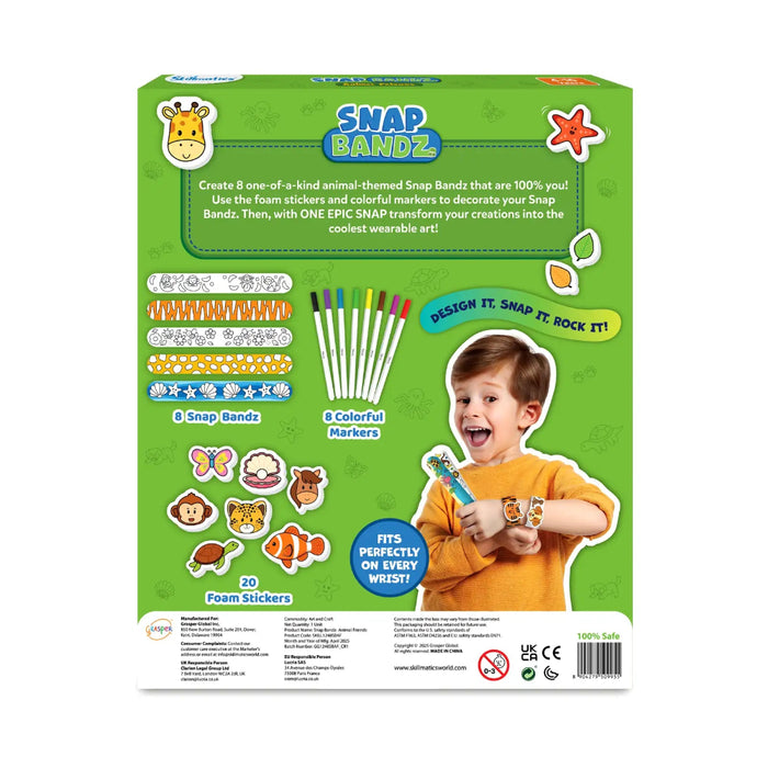 Skillmatics Snap Bandz - Art & Craft Activity Kit-Arts & Crafts-Skillmatics-Toycra