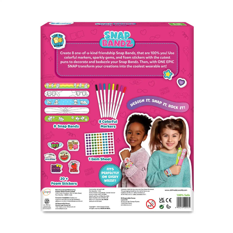 Skillmatics Snap Bandz - Art & Craft Activity Kit