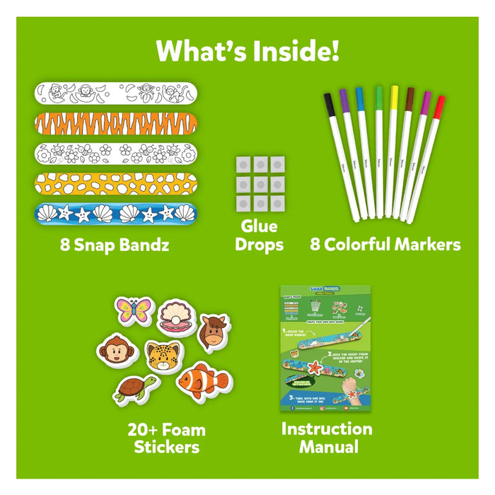 Skillmatics Snap Bandz - Art & Craft Activity Kit-Arts & Crafts-Skillmatics-Toycra