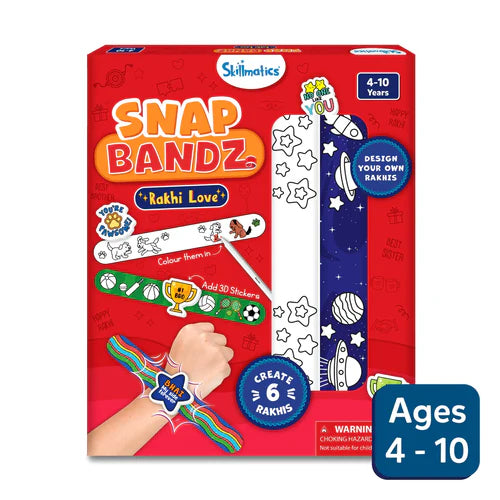 Skillmatics Snap Bandz - Rakhi Love Art & Craft Activity Kit