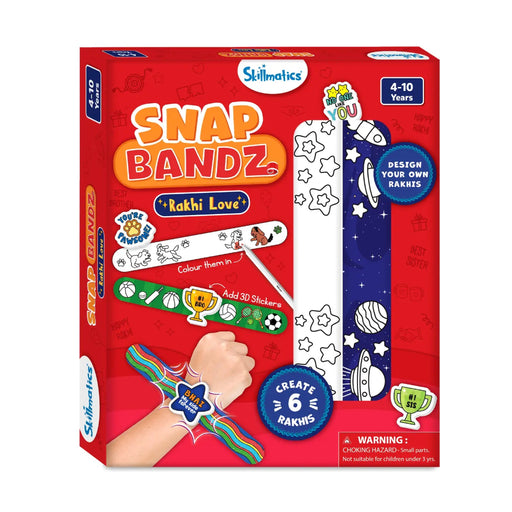 Skillmatics Snap Bandz - Rakhi Love Art & Craft Activity Kit-Arts & Crafts-Skillmatics-Toycra