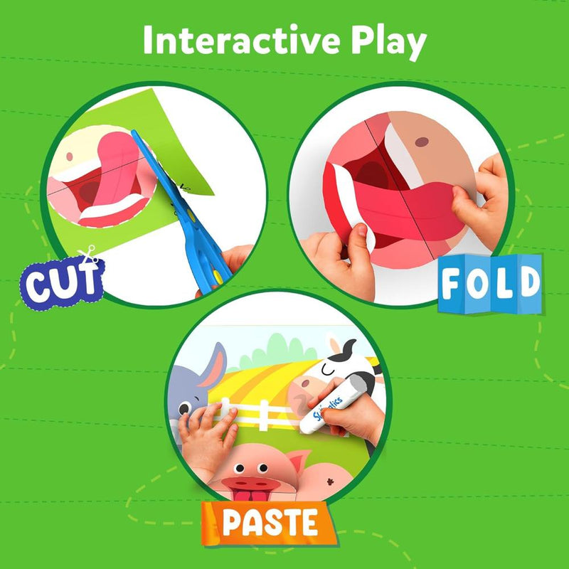 Skillmatics Snip Snip - Amazing Animals | Art & Craft Activity Kit
