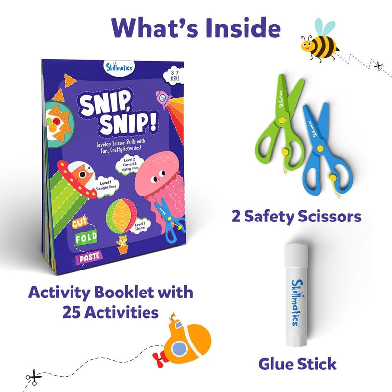 Skillmatics Snip Snip! | Art & Craft Activity Kit