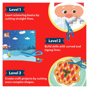 Skillmatics Snip Snip: Holiday Magic | Art & Craft Activity Kit