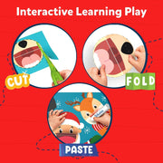 Skillmatics Snip Snip: Holiday Magic | Art & Craft Activity Kit (ages 3-7)