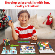 Skillmatics Snip Snip: Holiday Magic | Art & Craft Activity Kit (ages 3-7)