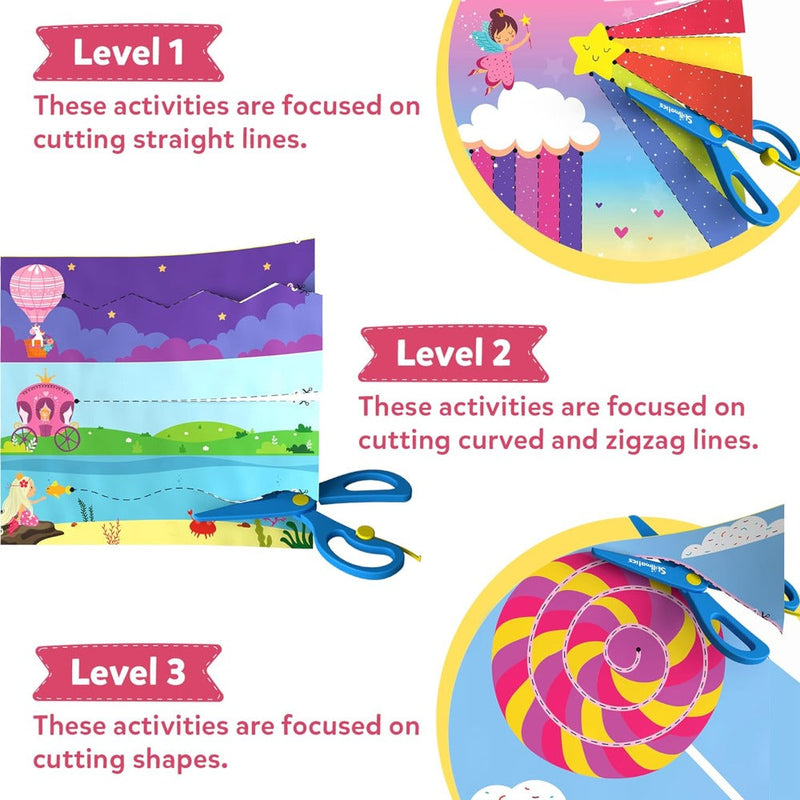 Skillmatics Snip, Snip Unicorn & Princesses Art & Craft Activity Kit