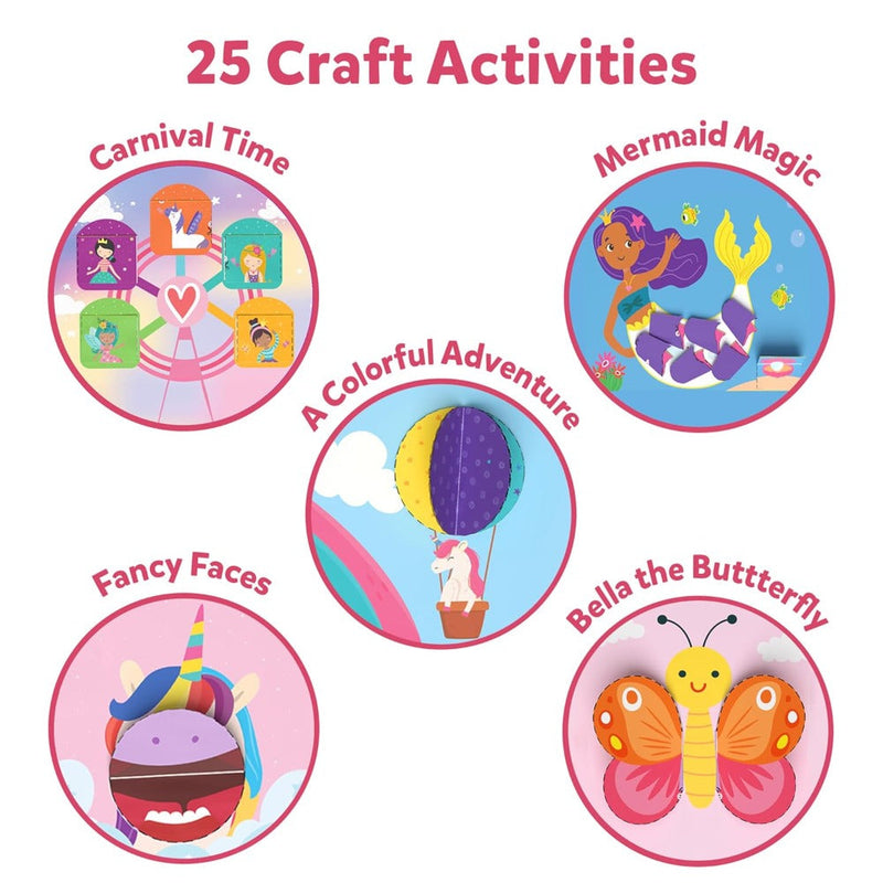 Skillmatics Snip, Snip Unicorn & Princesses Art & Craft Activity Kit